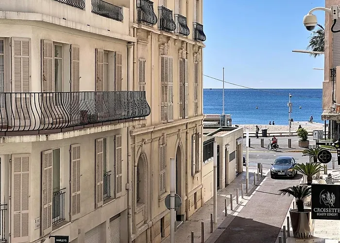 Sea View 2Br 2Ba - 4 Min Palais - Ideal Cannes Film Festival Stay Cannes